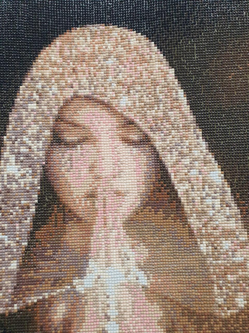 보석십자수  ㅡ소녀의기도