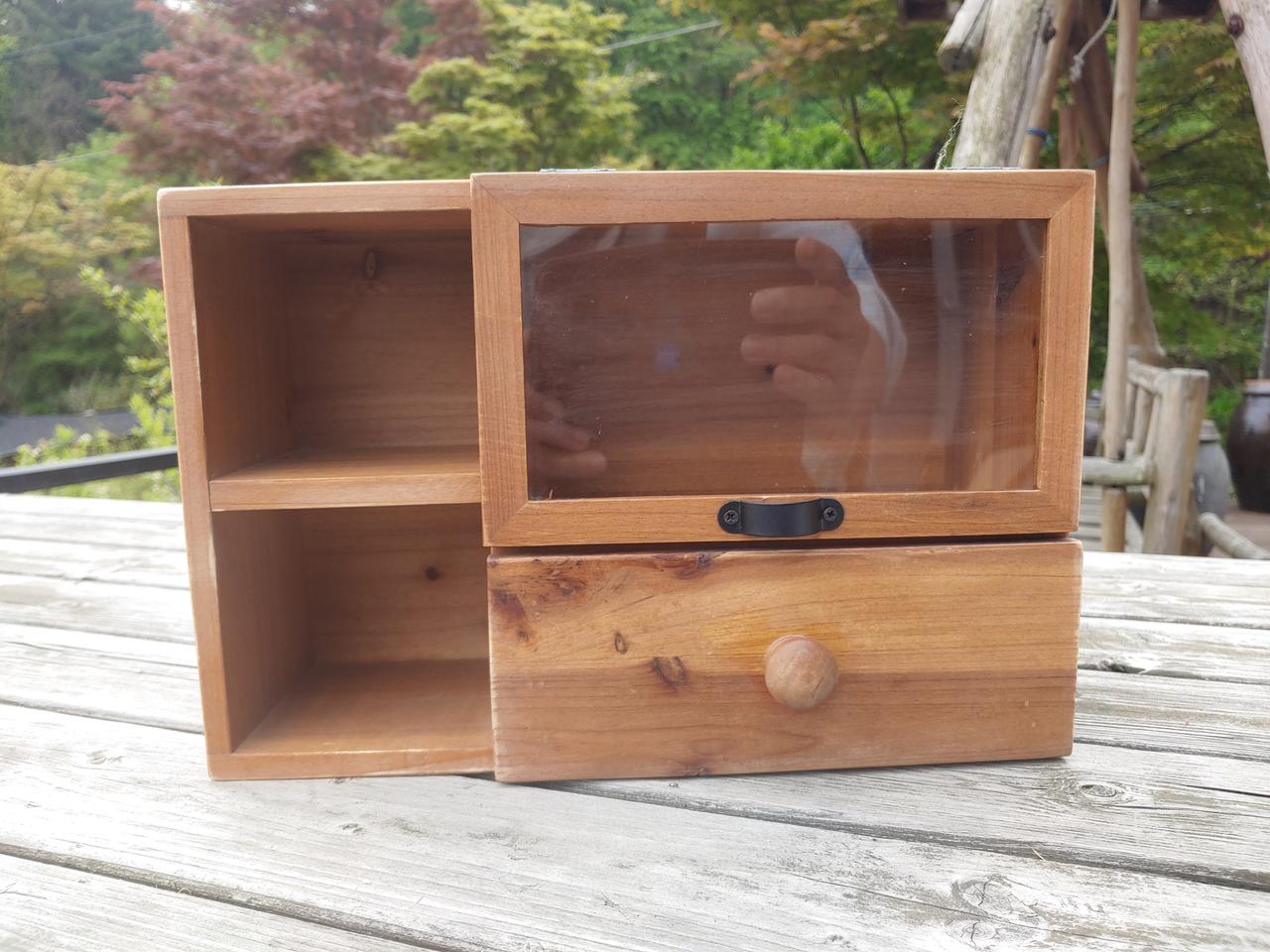 우드 다용도 선반