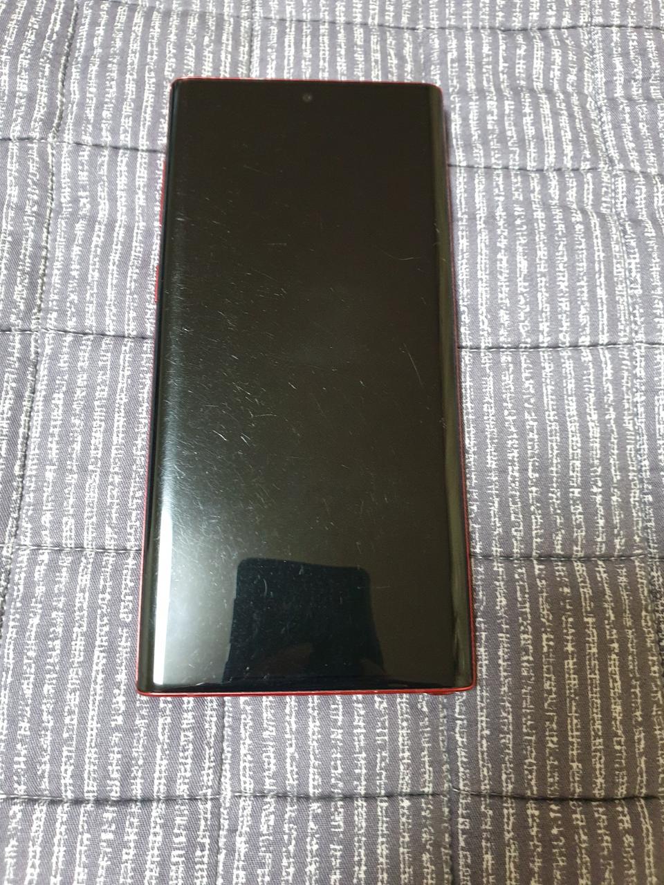 갤럭시노트10 256기가 레드단품 정상해지 29만원에 팝니다