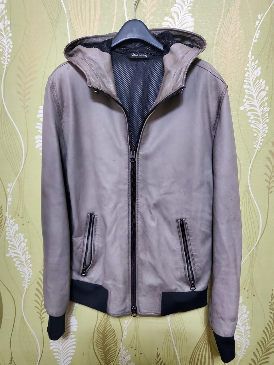 Panicale(파니칼레)후드 양가죽점퍼