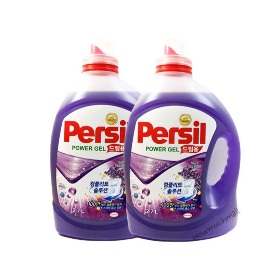 퍼실 파워젤 라벤더 드럼용 액상세제 2.7L 2개 팝니다