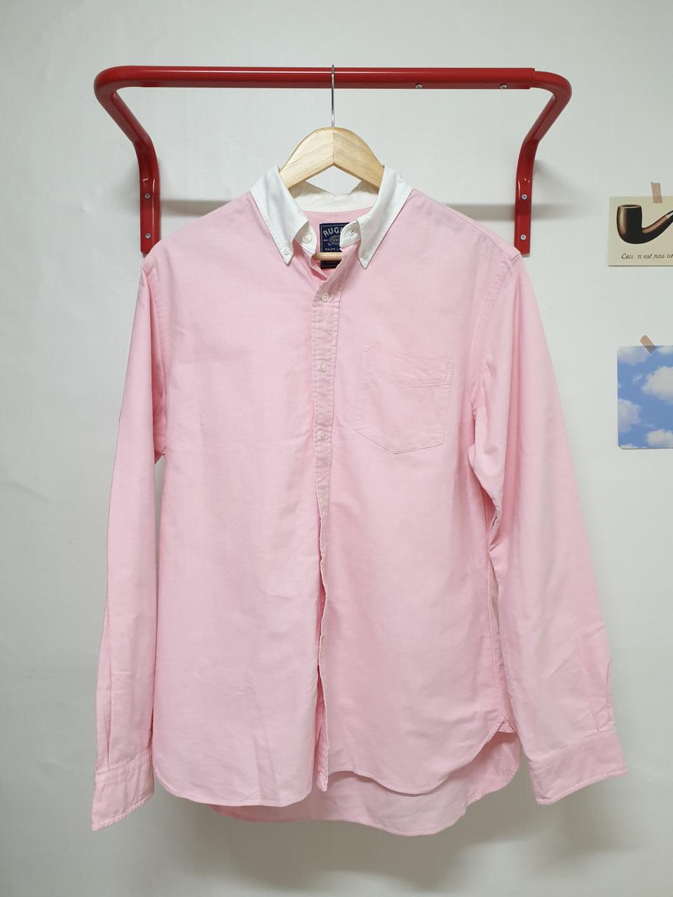 [L] 폴로 랄프로렌 럭비셔츠 라이트핑크