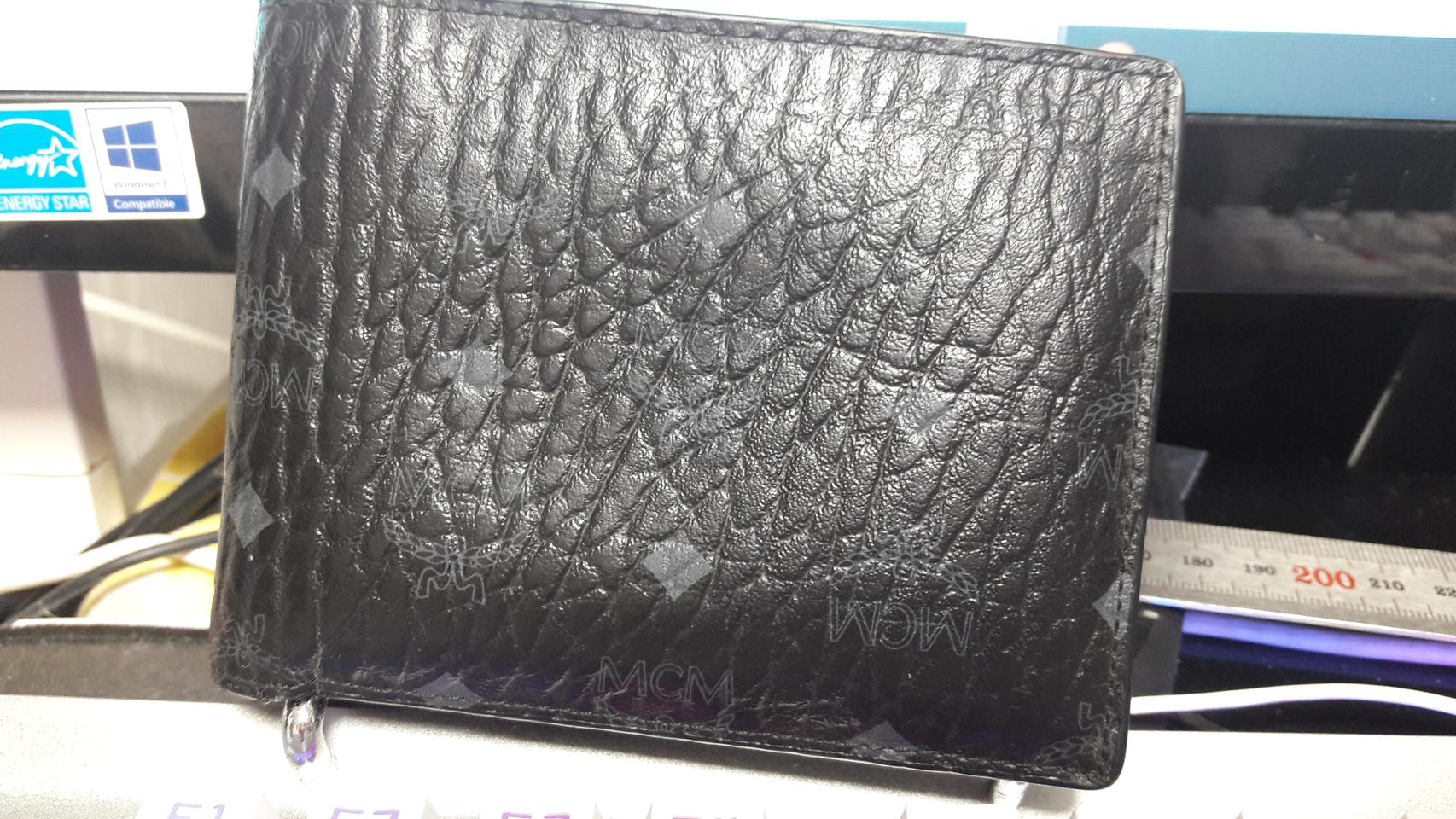 MCM 정품 남성 반지갑