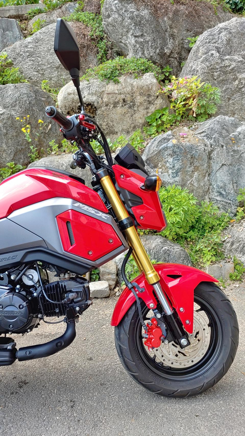 소모품 모두 교체한 16년식 msx125