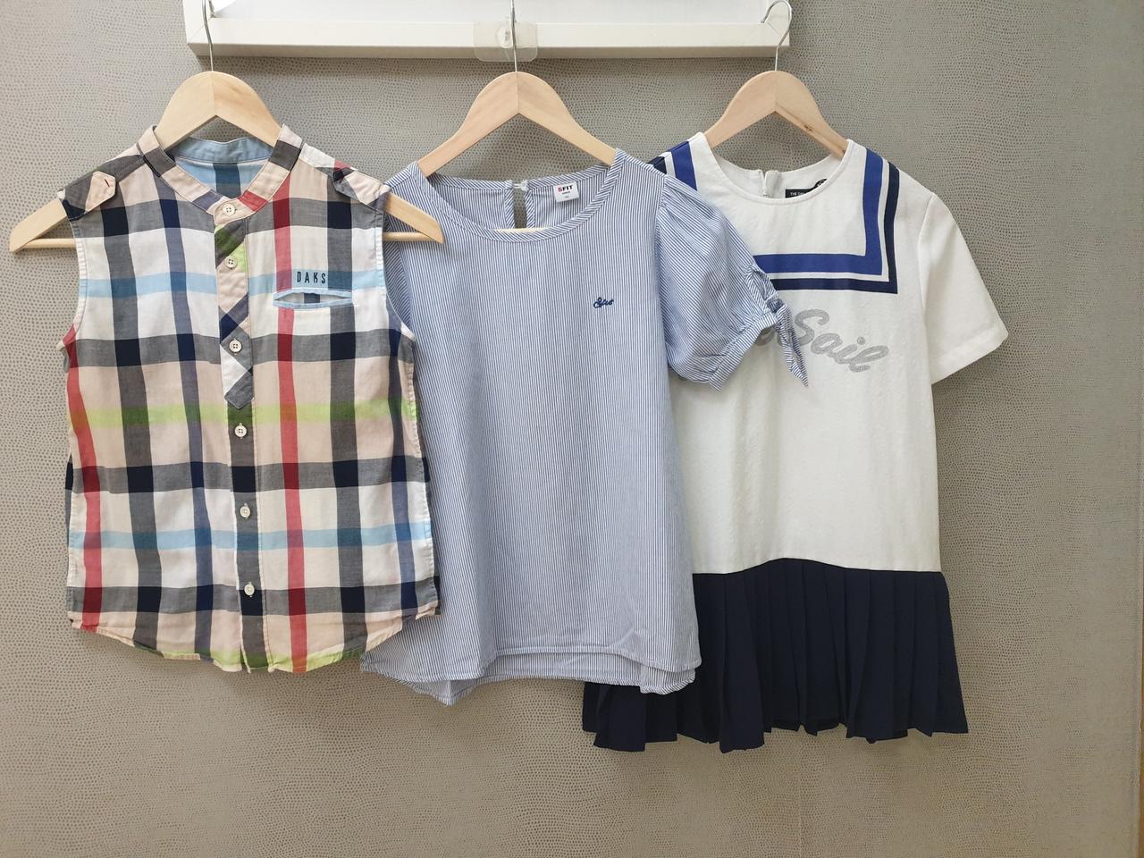 140호 여아옷들4벌(닥스남방,키티원피스외)