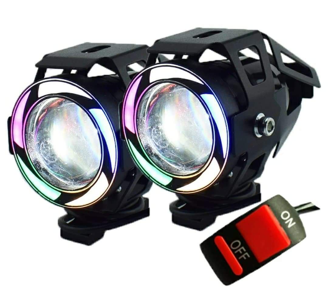 무지개 안개등 (불빛은 흰색)