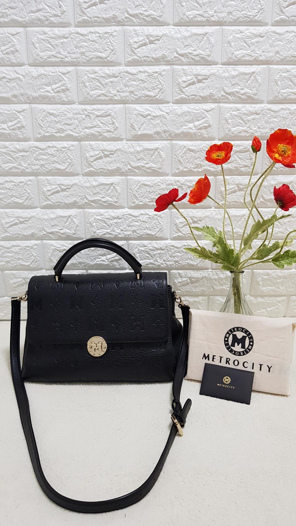 메트로시티/ 토트백 /정품.