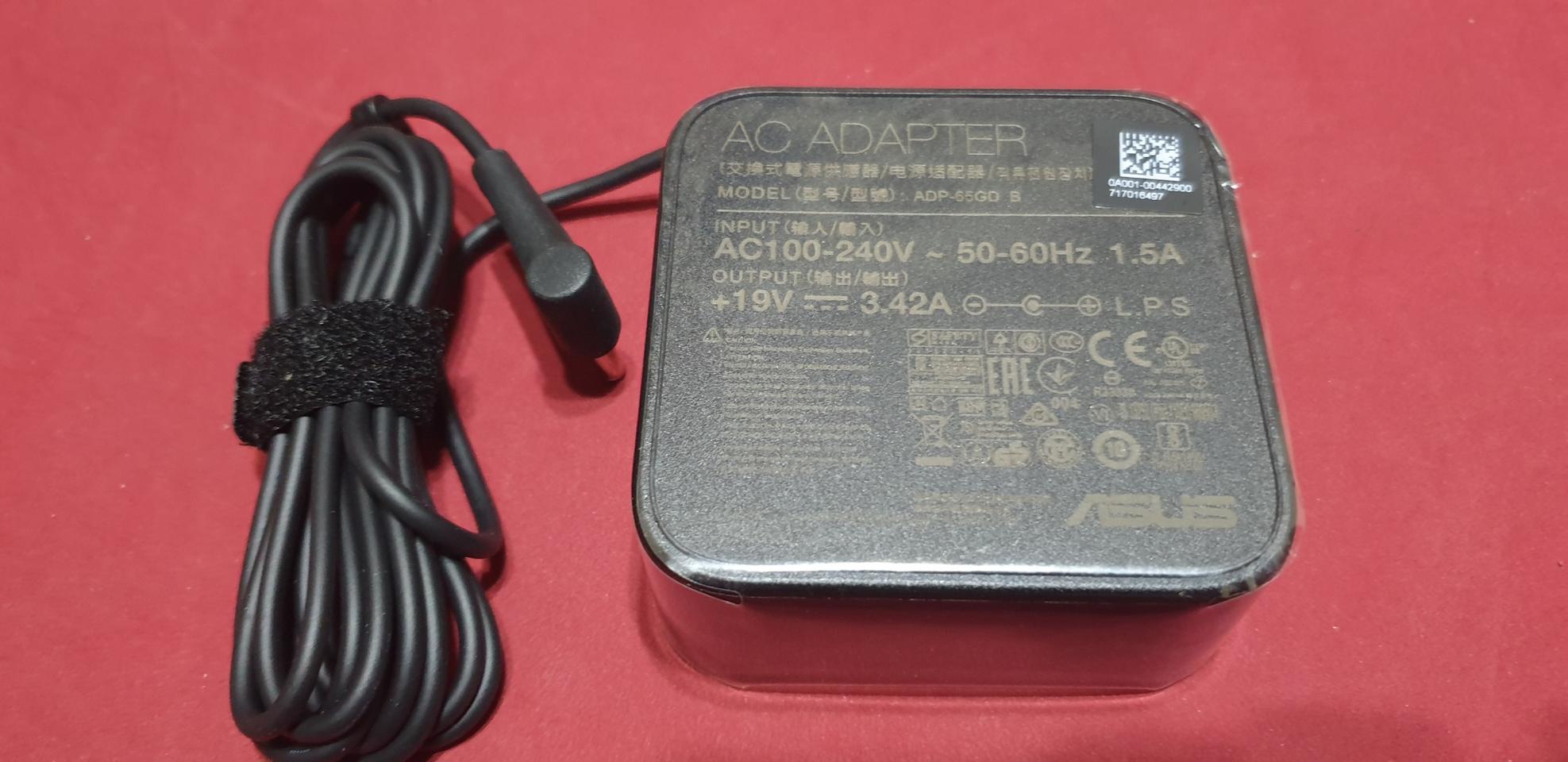 (3만원) 아수스 노트북 어댑터 19V 3.42A 65W 외경 4.0mm