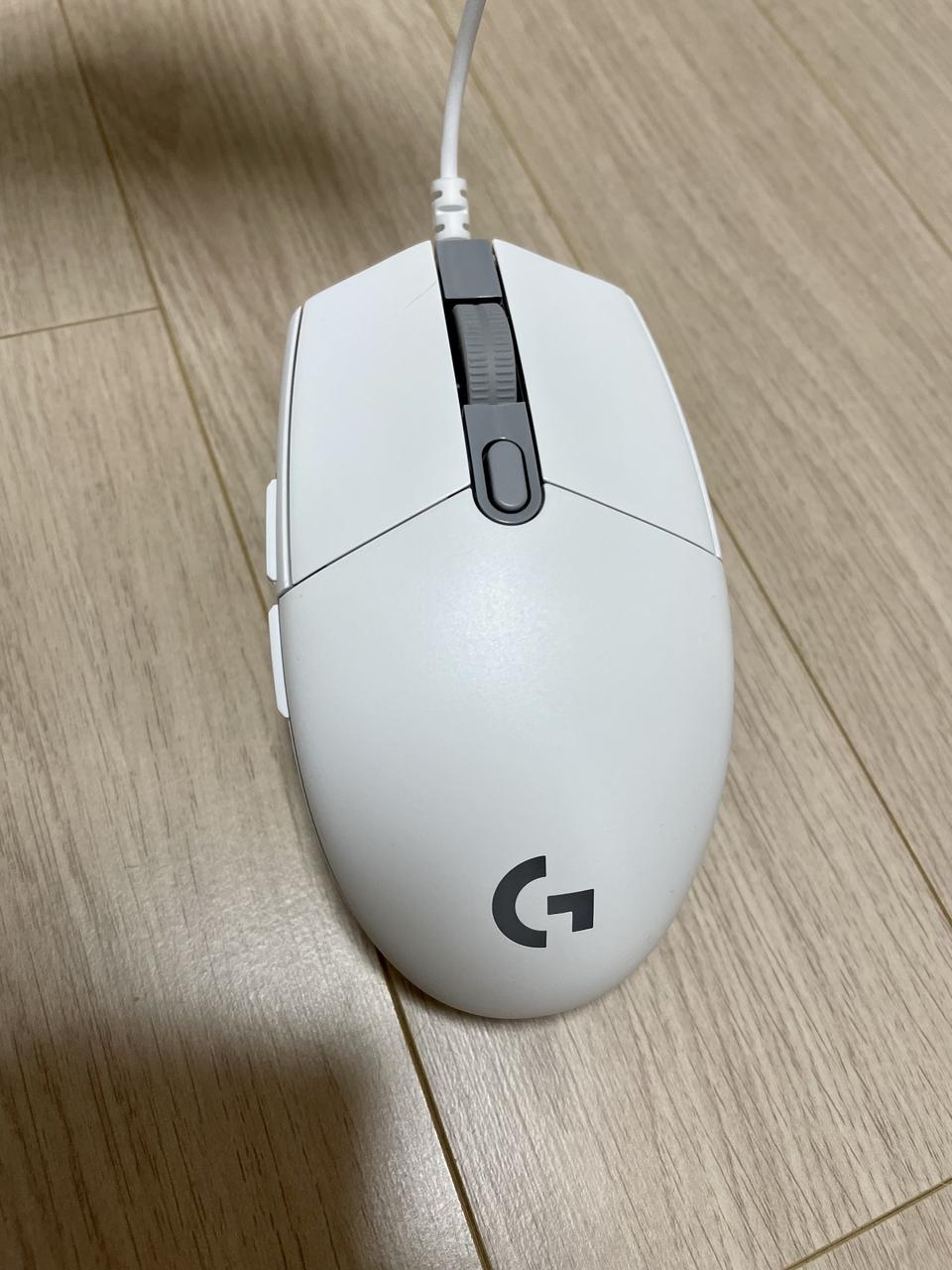 로지텍 G102 라이트싱크 화이트 벌크