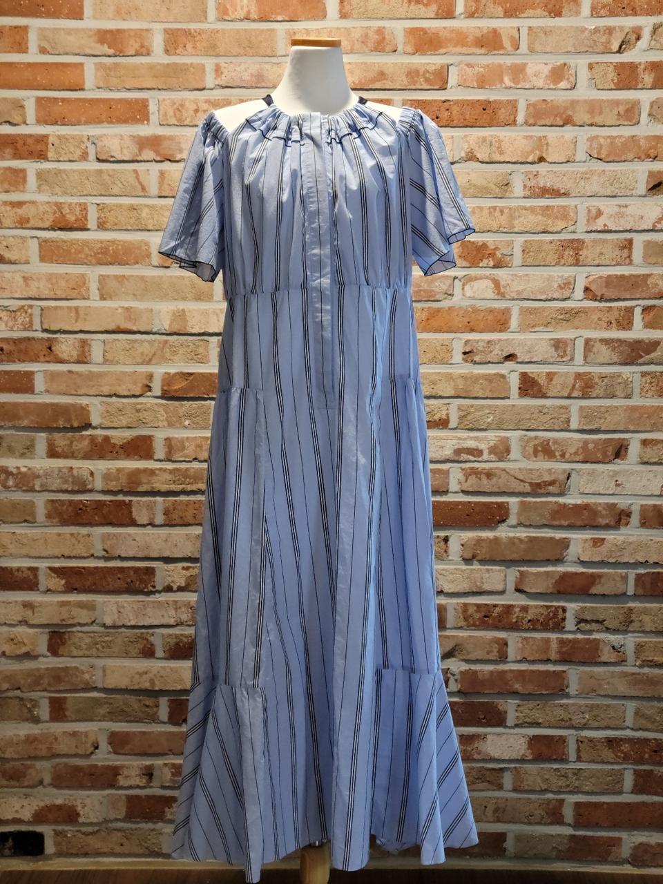 럭키슈에뜨 스트라이프 면 원피스