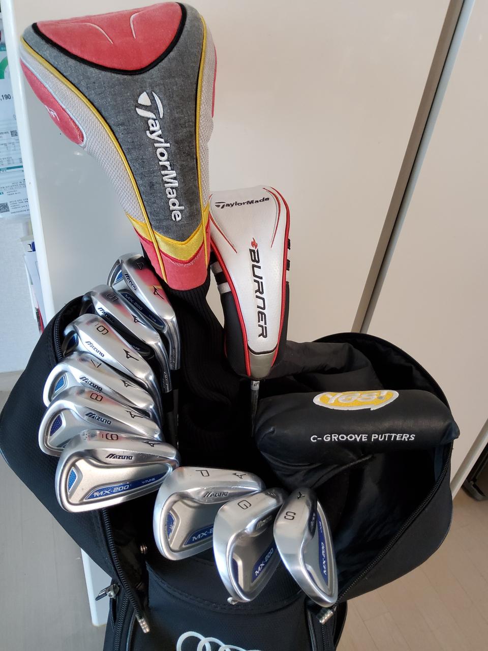 미즈노 테일러메이드 조합 남성용 골프채 세트