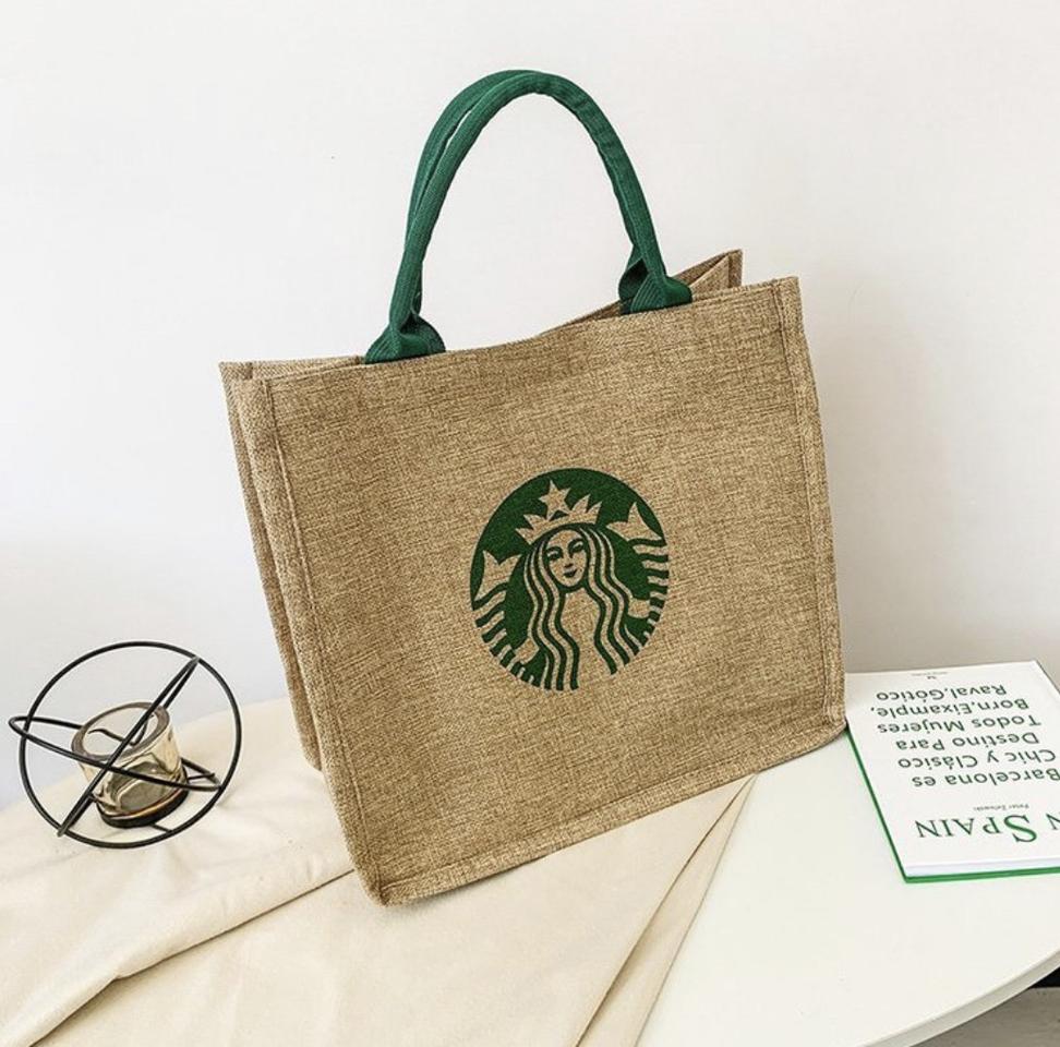 스타벅스 라탄빅숄더백 •당일발송•