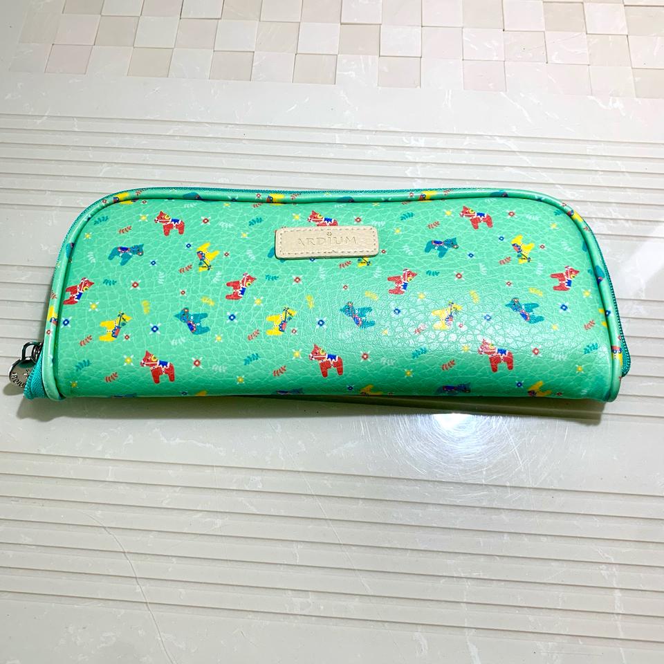(새제품) 아르디움 민트포니패턴 필통파우치 펜슬케이스