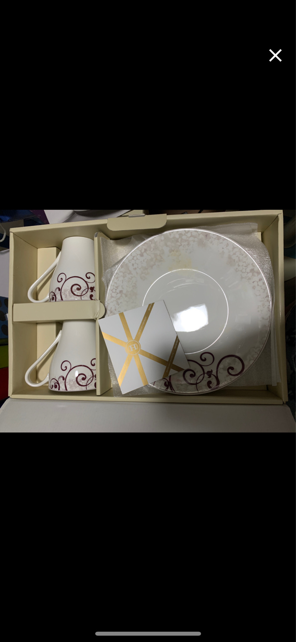 한국도자기리빙 머그컵2, 접시2 세트 새제품