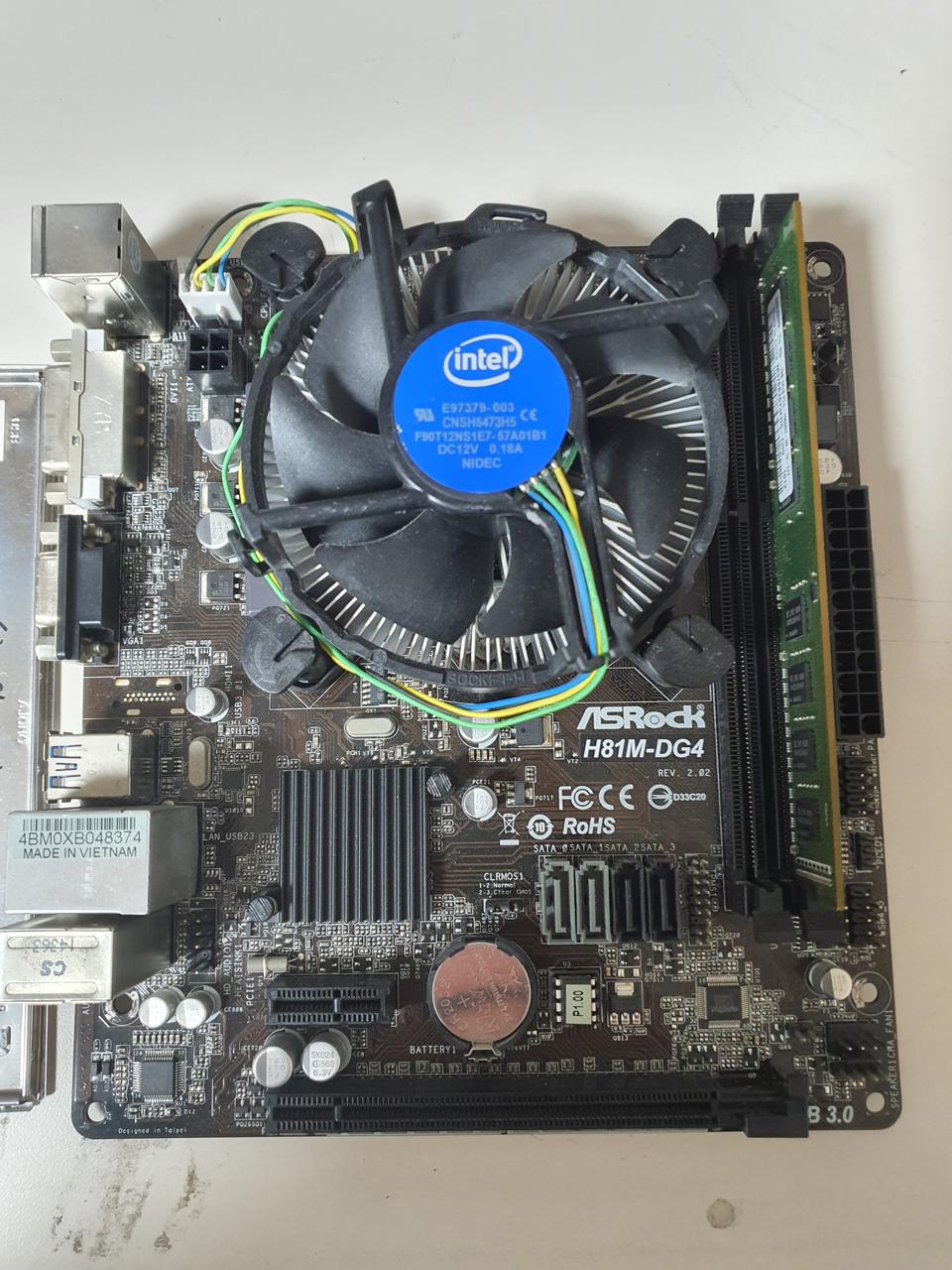 i3 4130 +H81+DDR3 1GB