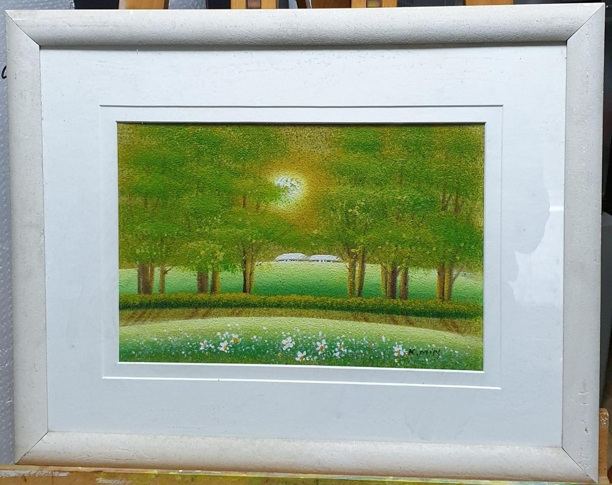 시골풍경유화그림