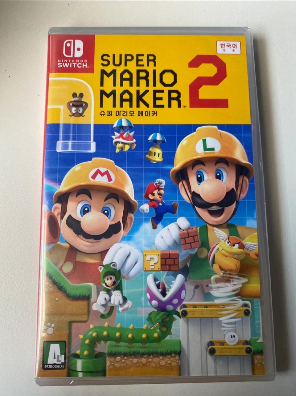 슈퍼마리오 메이커2 미개봉 타이틀(닌텐도스위치)