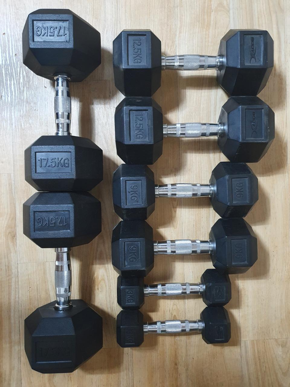 바디엑스 육각덤벨 다양하게 판매합니다. ( 아령 / 덤벨 )