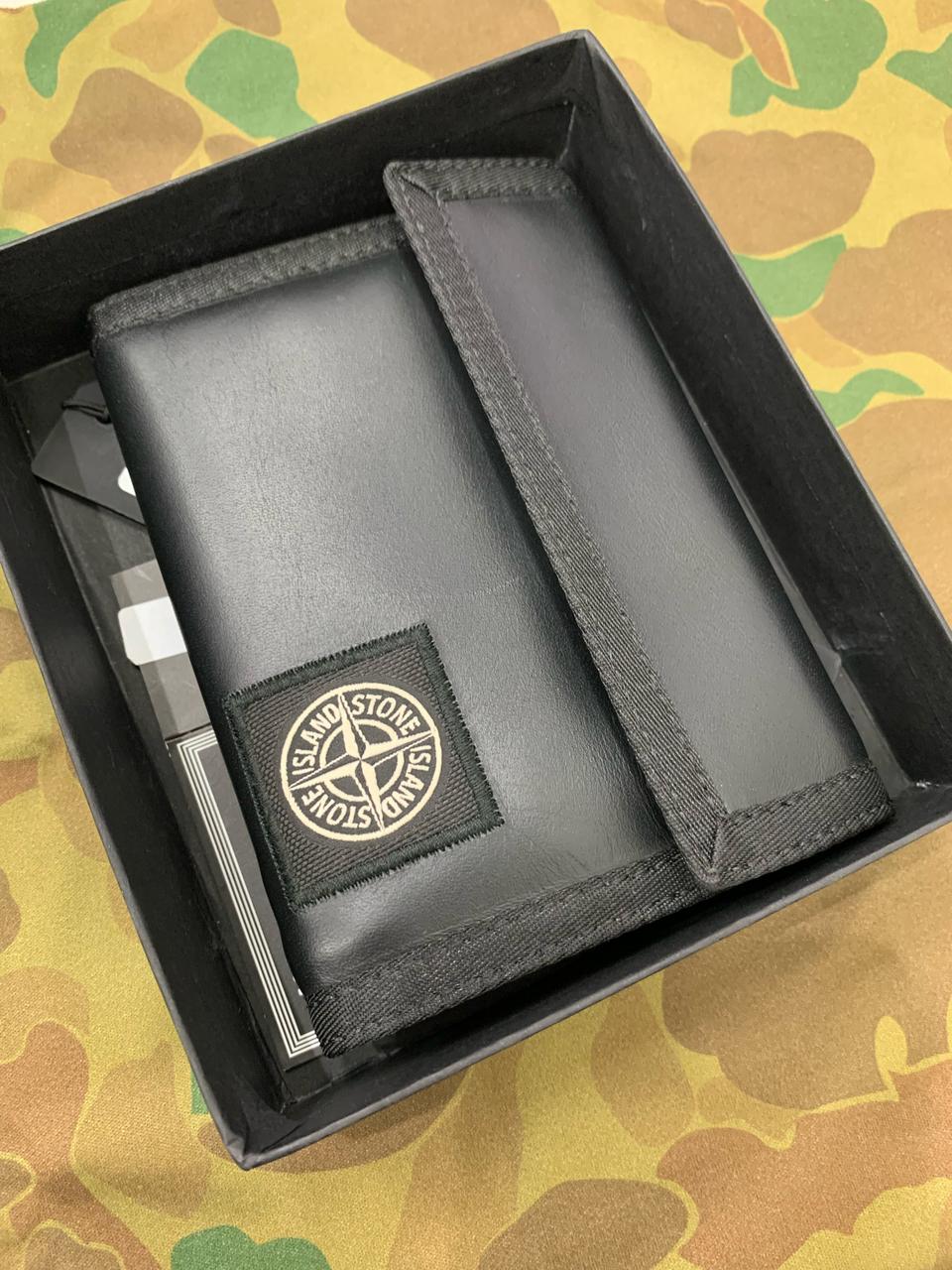 스톤아일랜드 가죽 반지갑