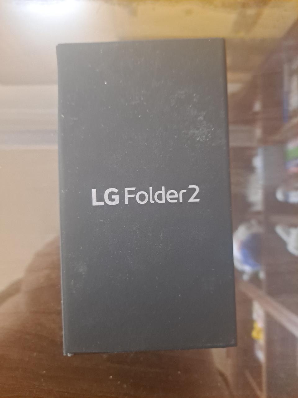 LG 폴더2 휴대폰 블랙색상 미사용 풀박스 공식무상AS