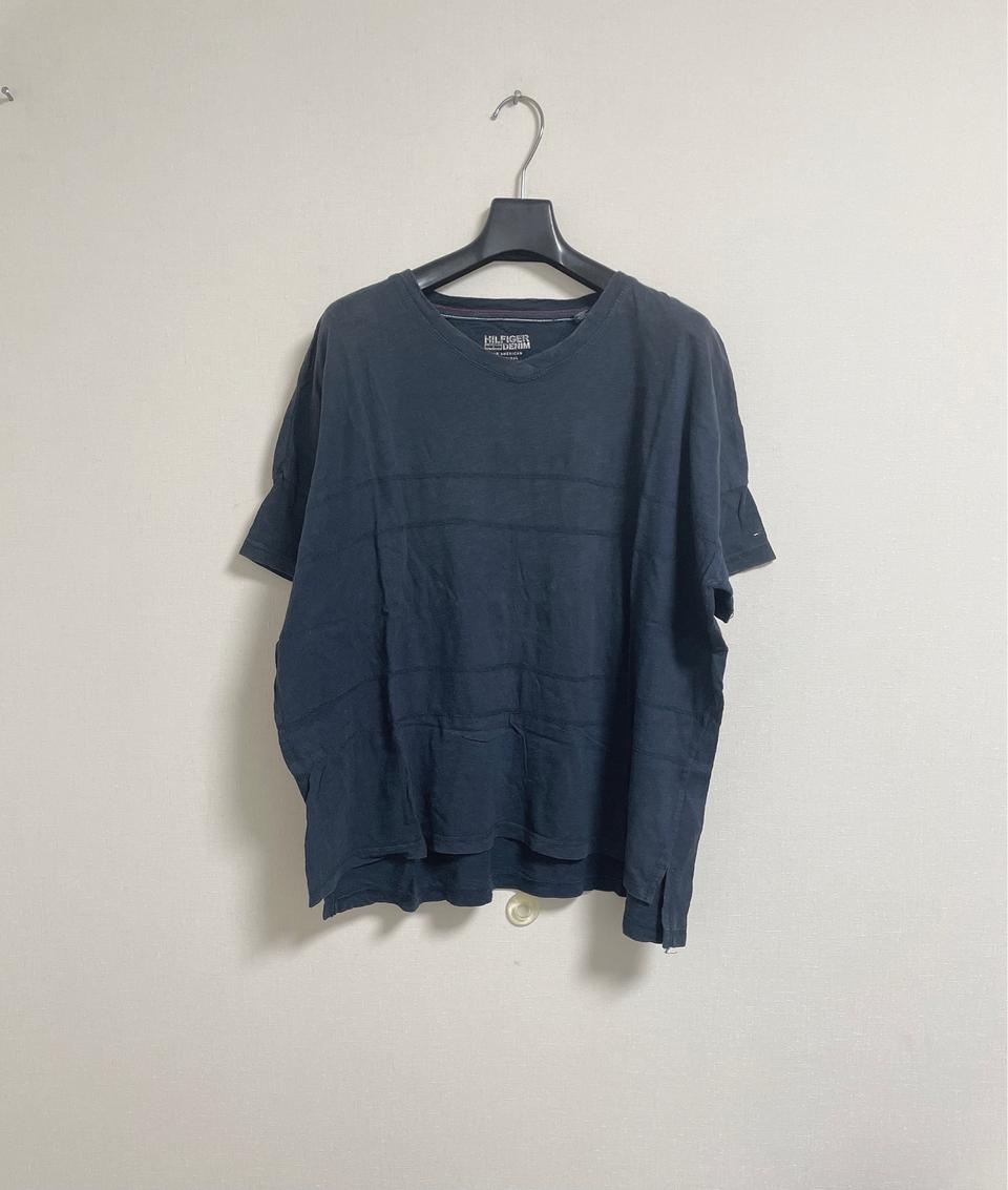 타미힐피거(Tommy Hilfiger) 박시 오버핏 티셔츠