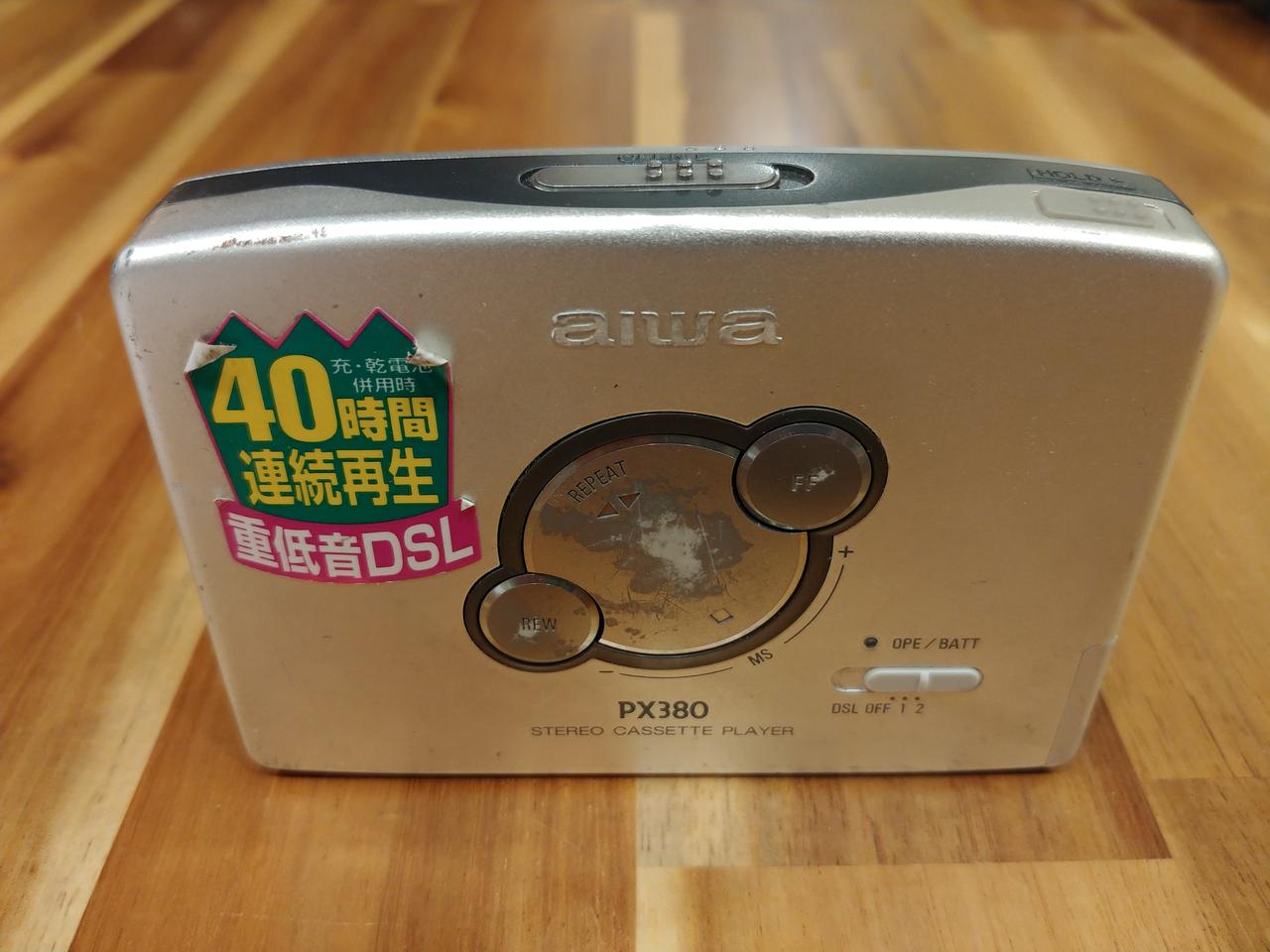 아이와(PX380) 워크맨(카세트 플레이어) 판매합니다.
