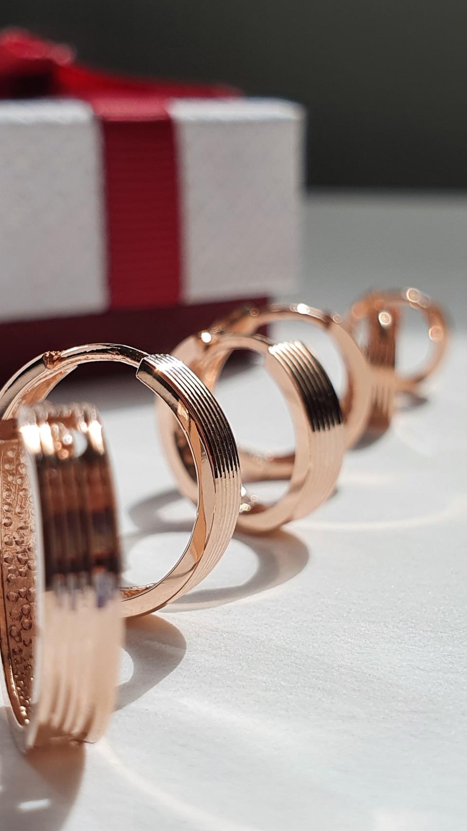 14k 원터치 귀걸이 로즈골드