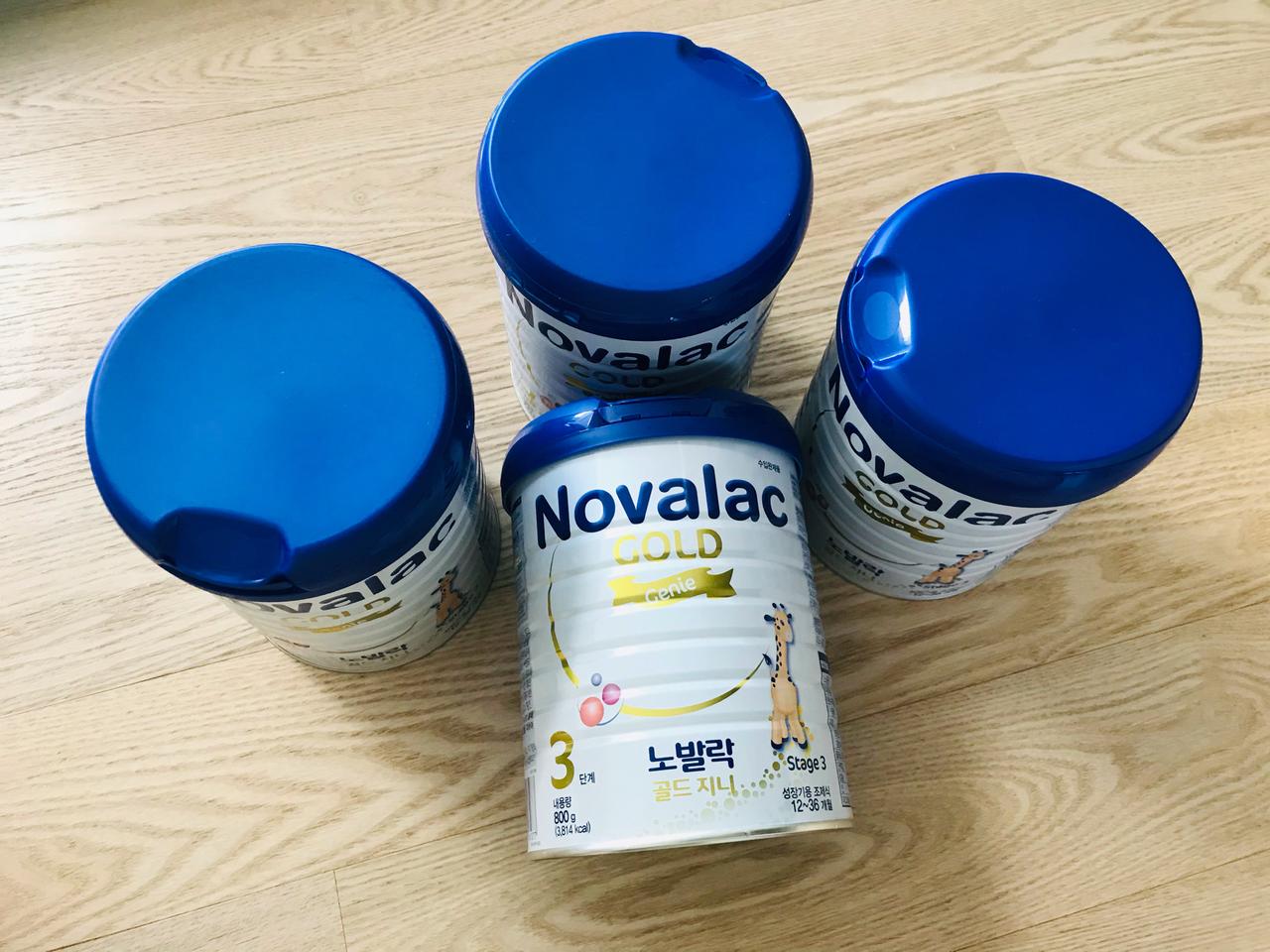 노발락 골드 지니 3단계 4캔 일괄