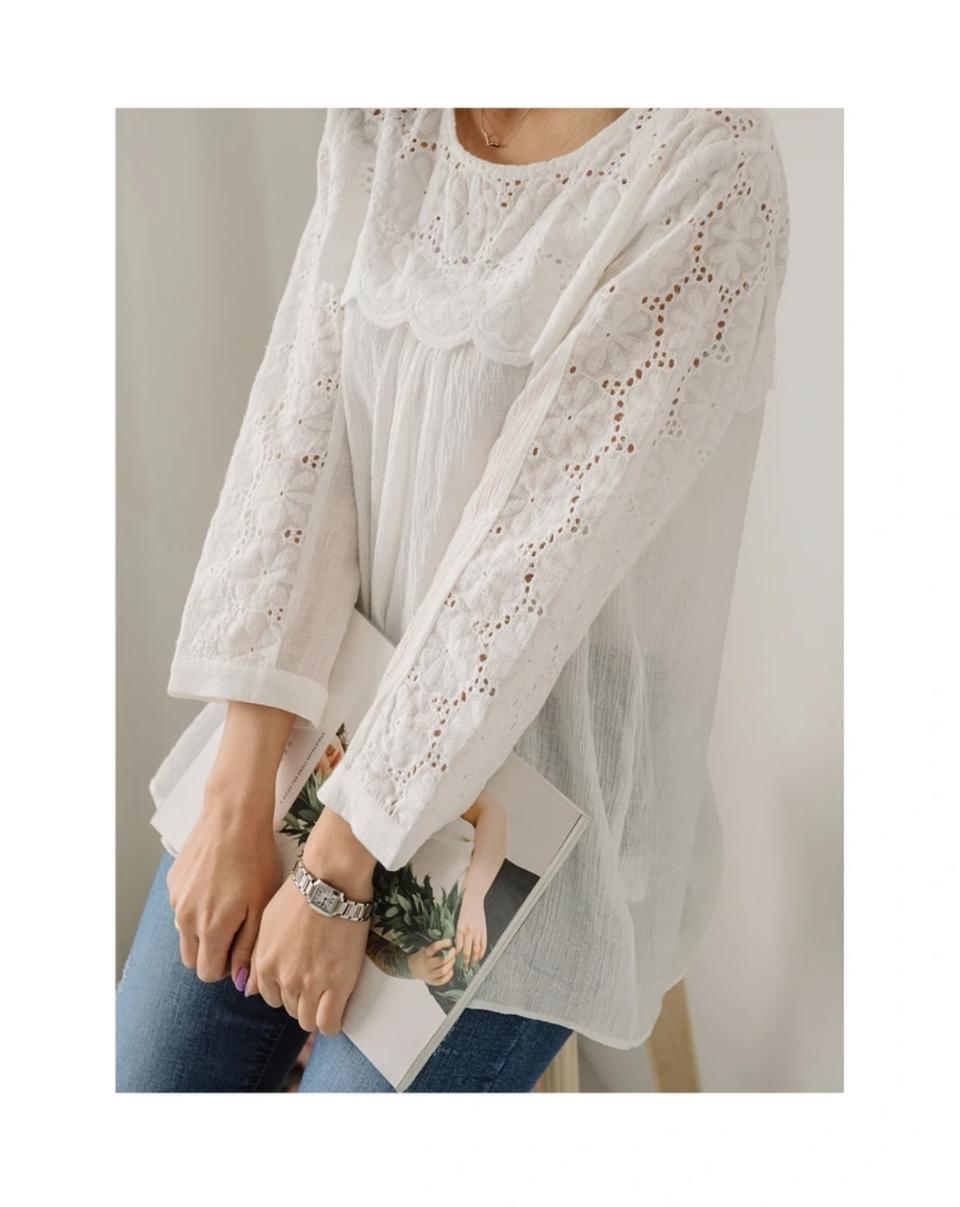 조아맘 메이 플라워 블라우스