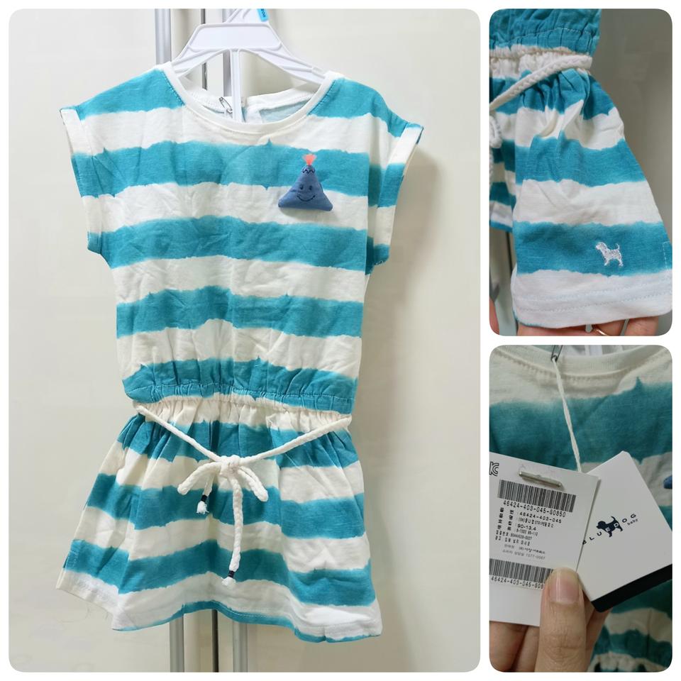 새상품) 블루독베이비 여름 원피스.투피스 90사이즈