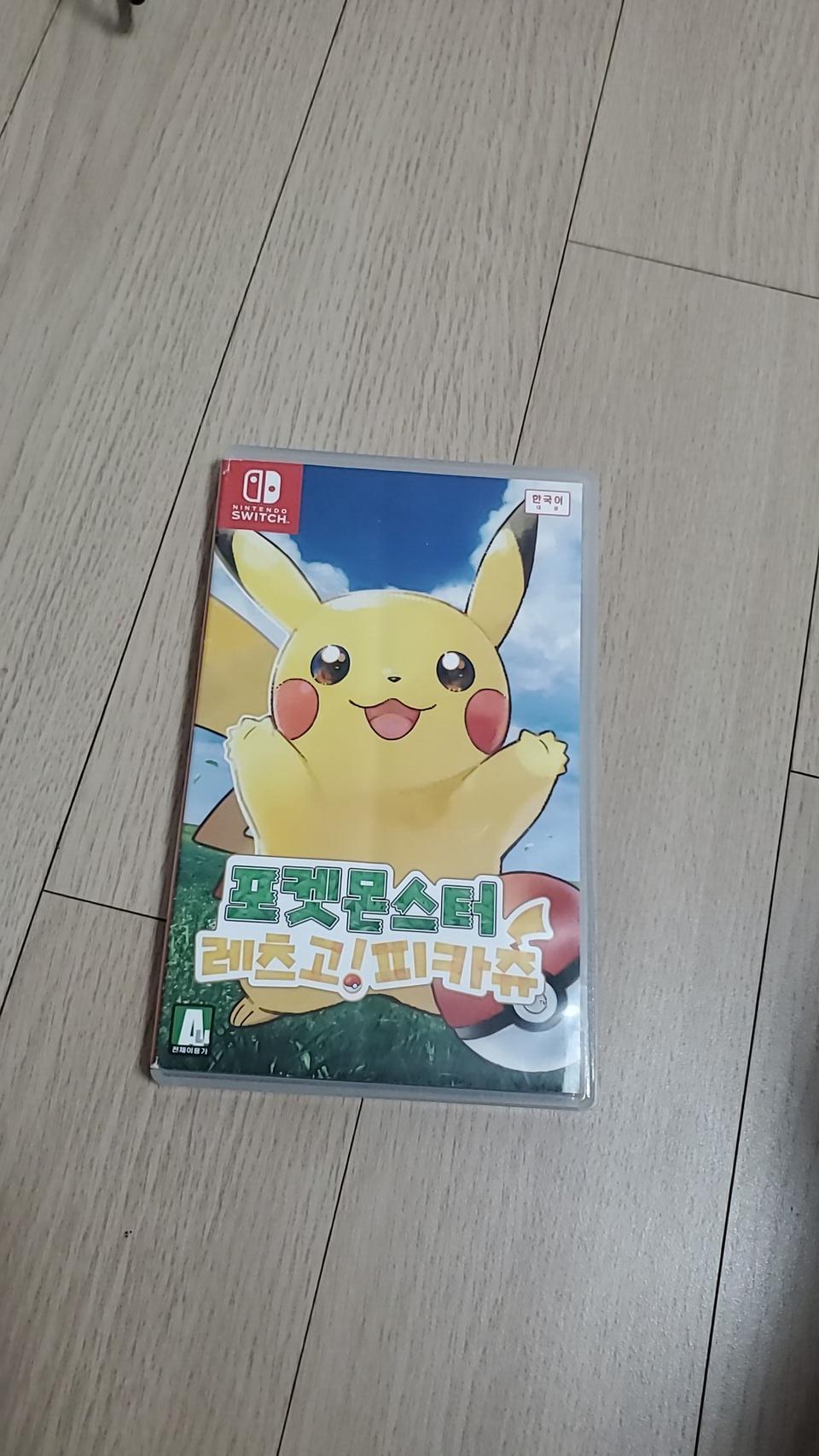 닌텐도 스위치 포켓몬스터 레츠고 피카츄 타이틀 칩 팩
