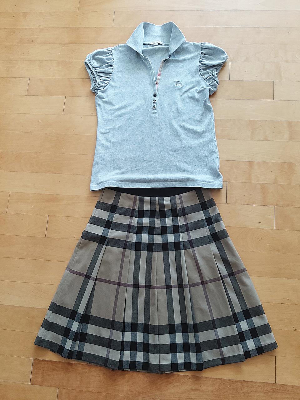 버버리 셔링티셔츠