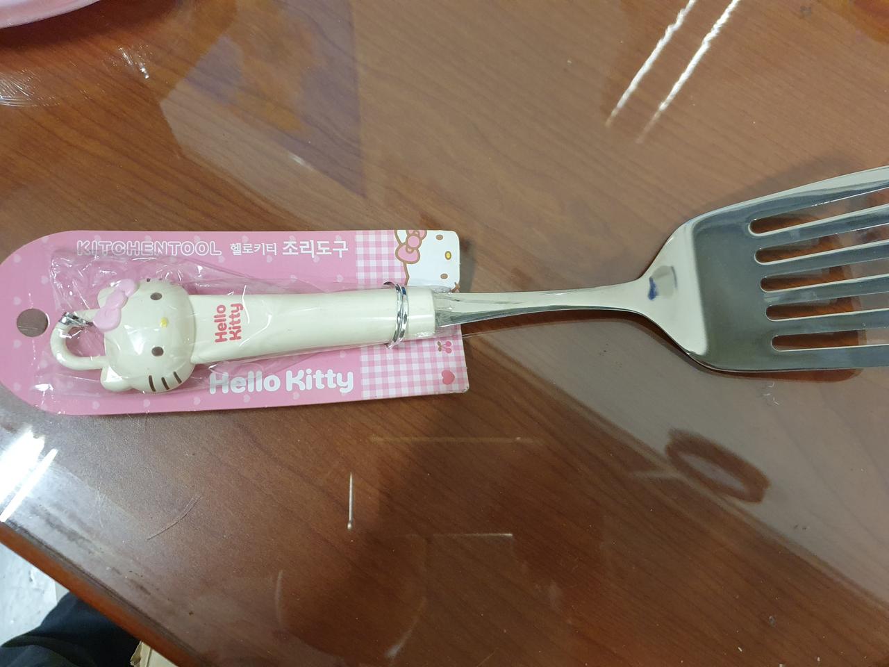 헬로 키티 비누케이스 국자 뒤집기 3종 세트