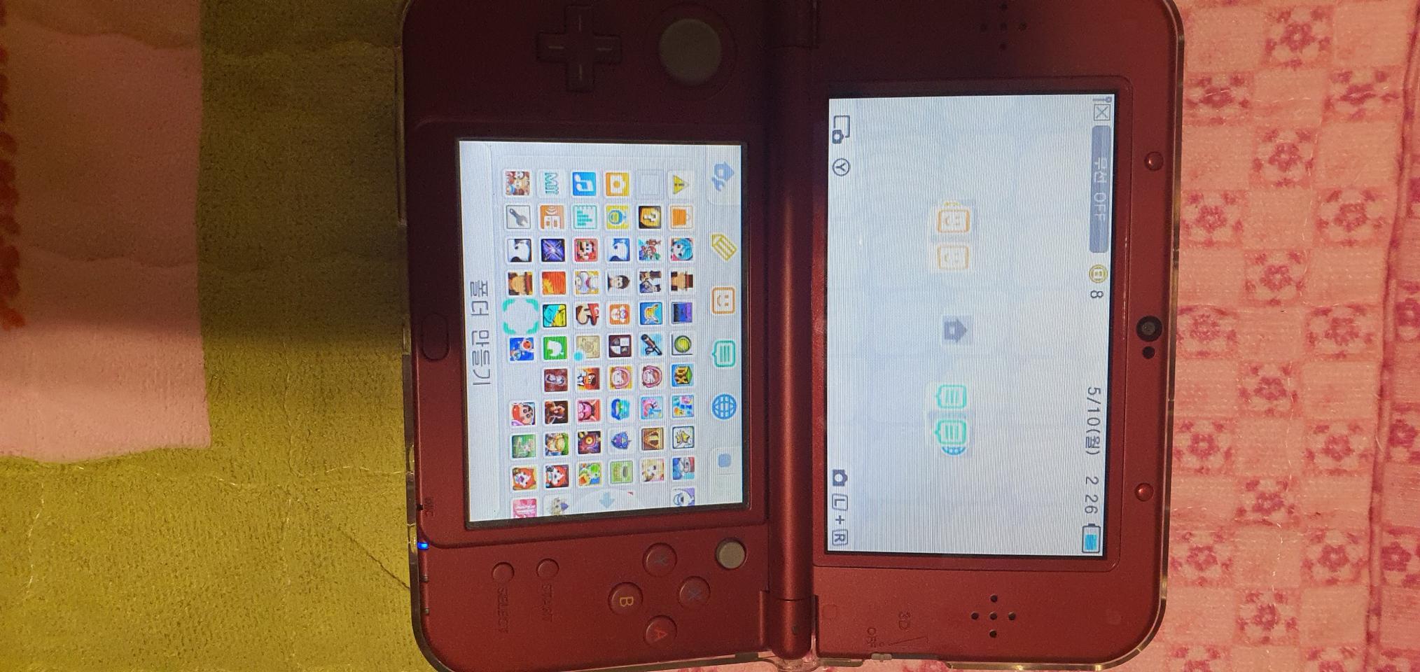 뉴 닌텐도3ds xl 128기가 게임 가득 중고 팝니다.