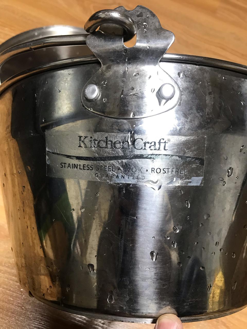 키친크래프트 KCMASLINSS 스테인리스 잼 포트 손잡이 9L