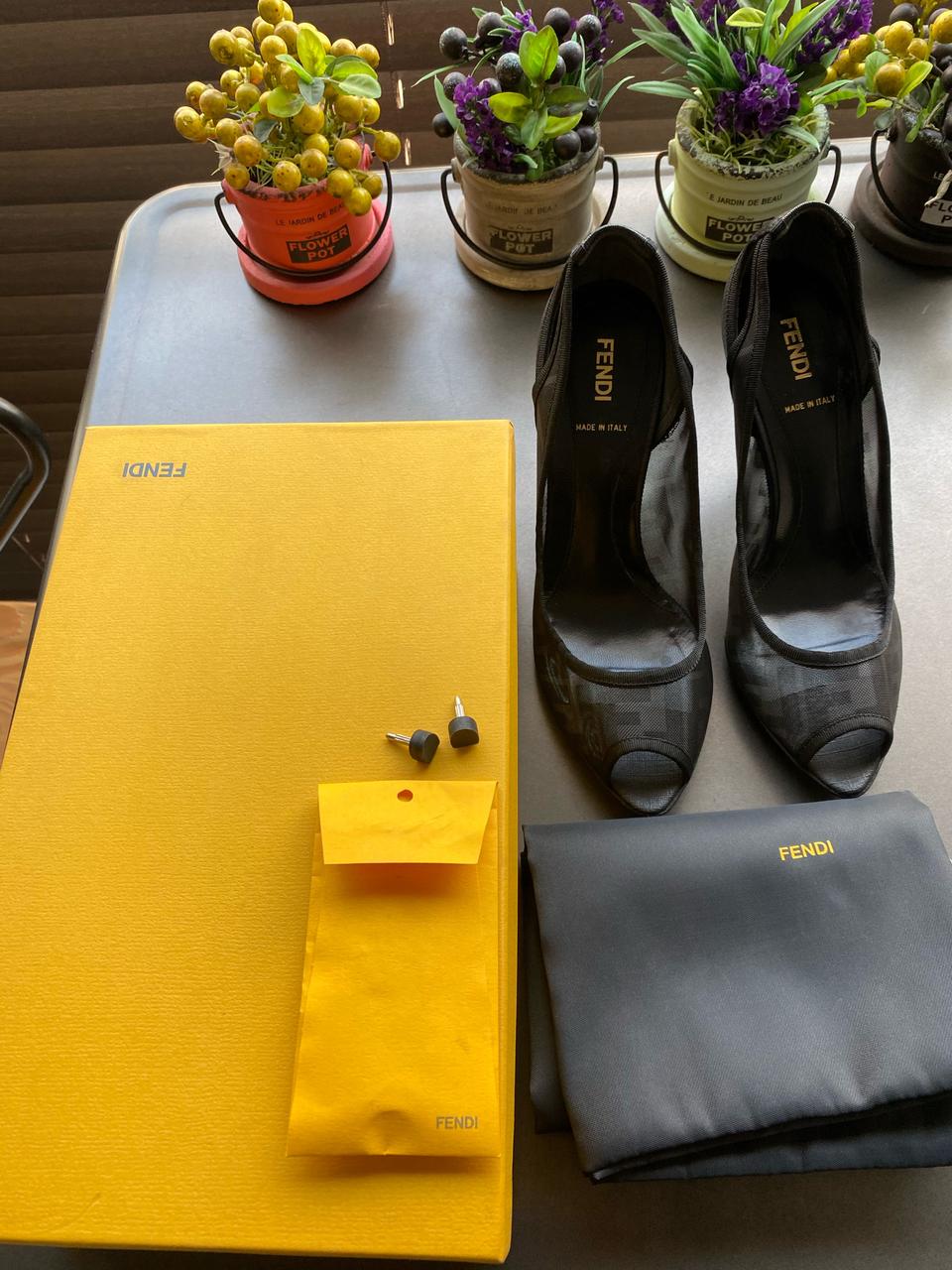 펜디 토오픈 하이힐 9센티