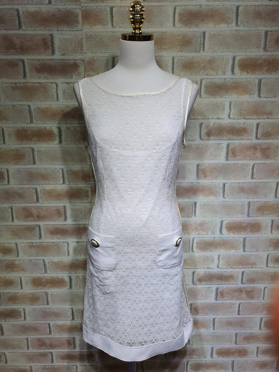 택부착 돌체앤가바나 홀로그램 정품 슬립 셋트 레이스 원피스 ~55마른