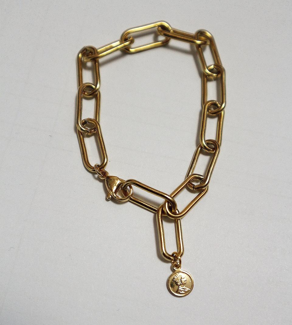 ⚜김나영 써지컬 스틸 클립 체인 팔찌/발찌(새상품)