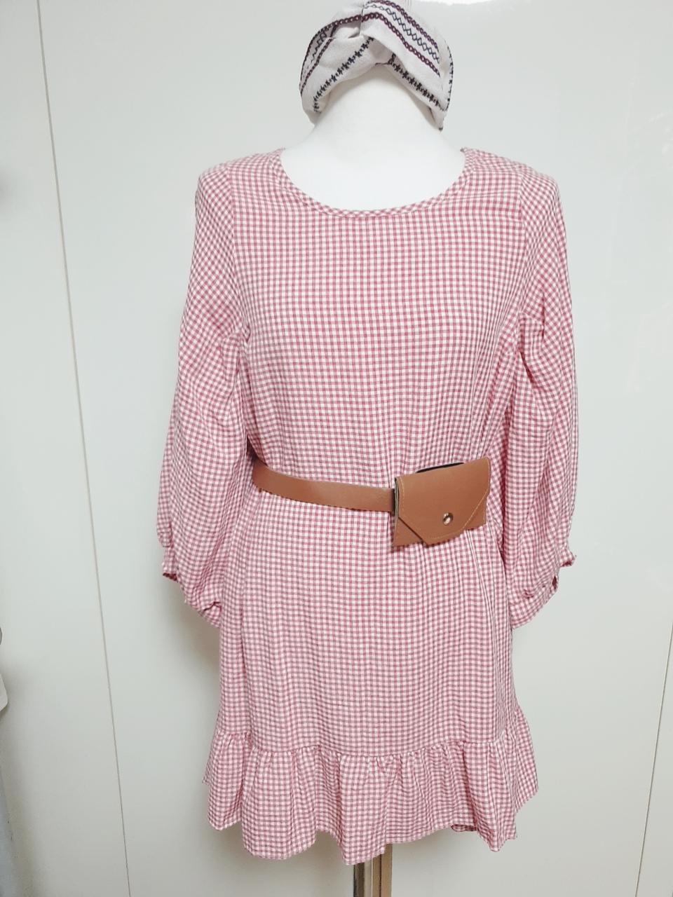 (신상)체크 원피스+택포함