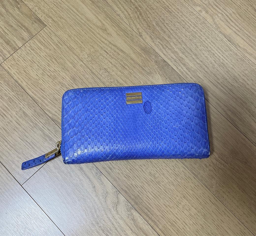 할리앤서스(Helianthus) 파이톤가죽 장지갑