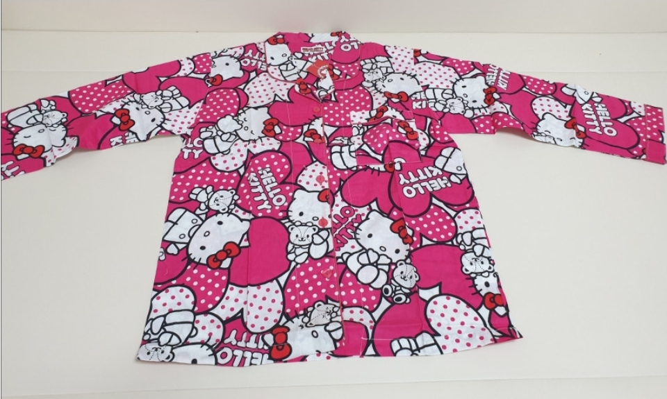 헬로키티 긴팔 잠옷세트 진핑크
