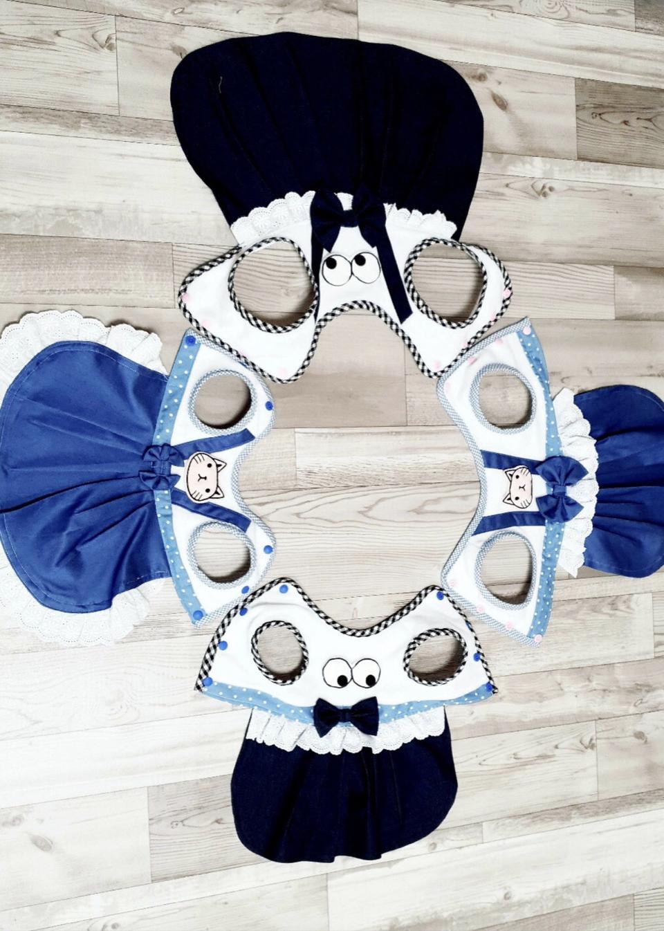 (핸드메이드 강아지 청멜빵치마!!M/L:LX