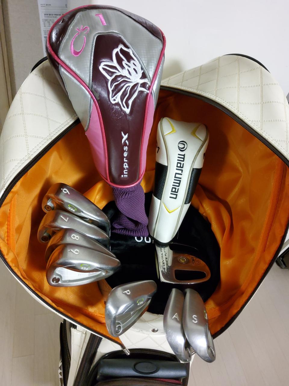 여성용 야마하 인프레스 골프채 세트