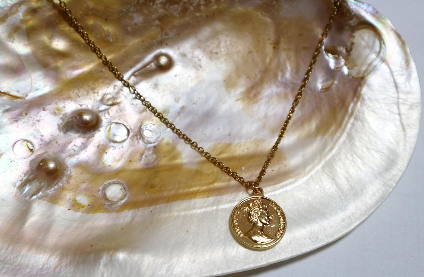 ⚜best 써지컬 스틸 코인 목걸이(새상품)