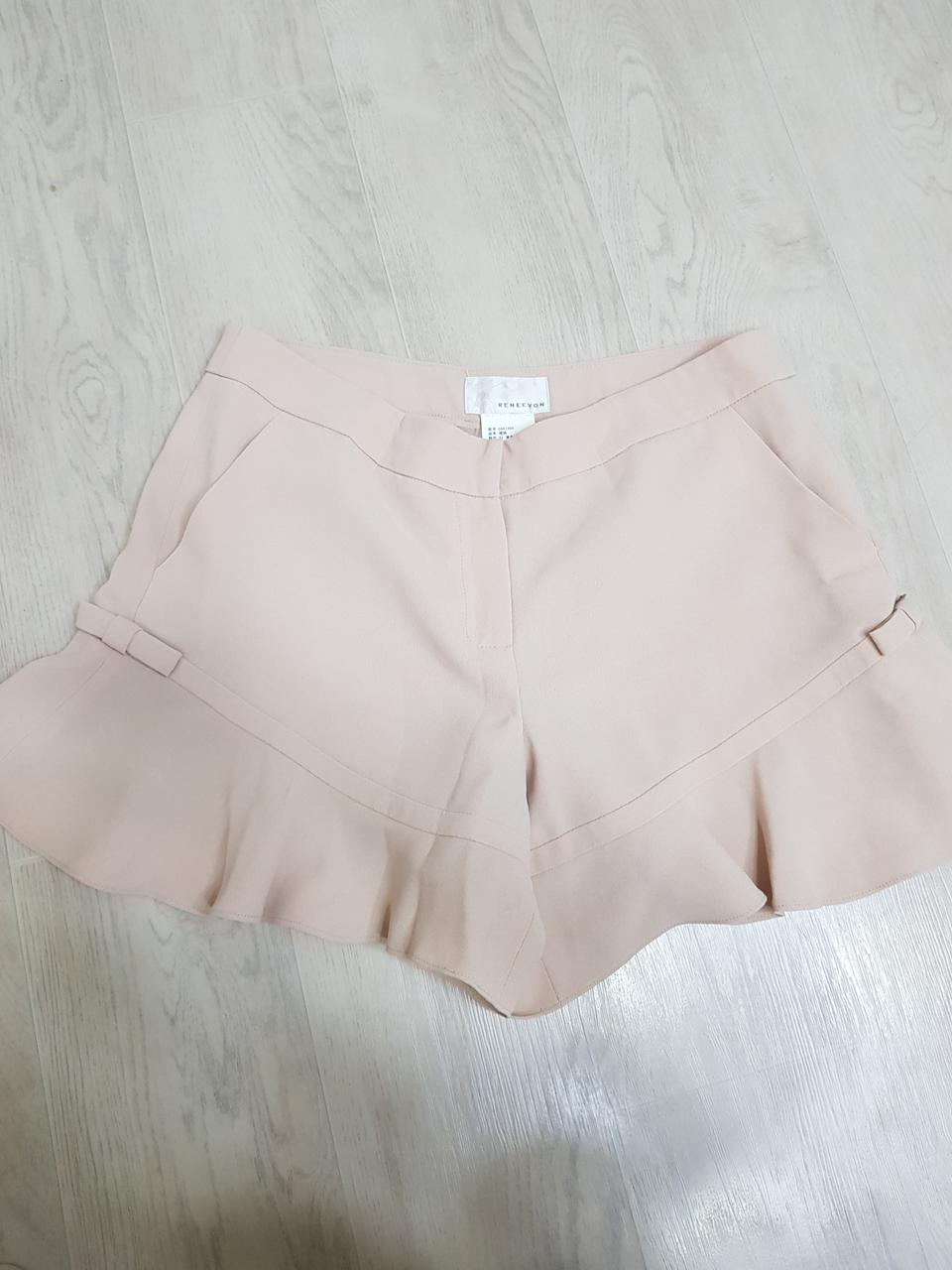 레니본 쉬폰반바지 새상품65