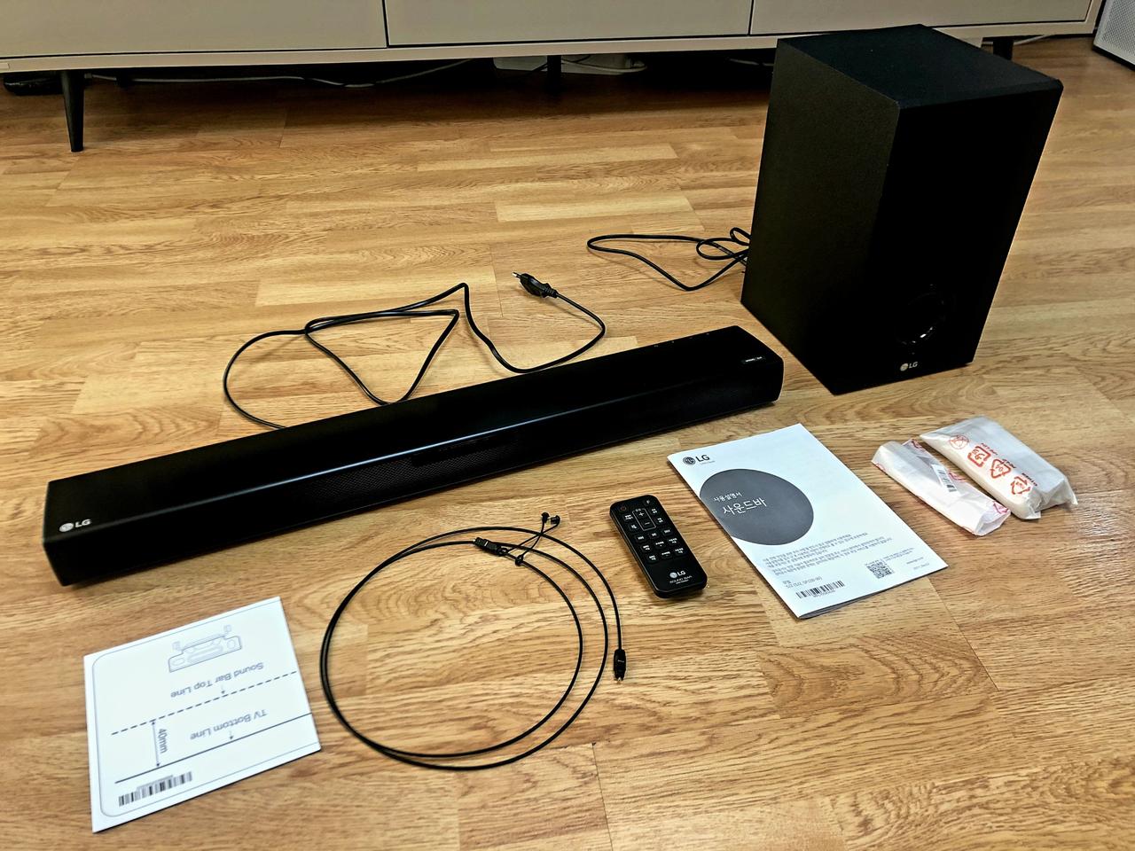 LG 사운드바 SJ2 (우퍼포함)