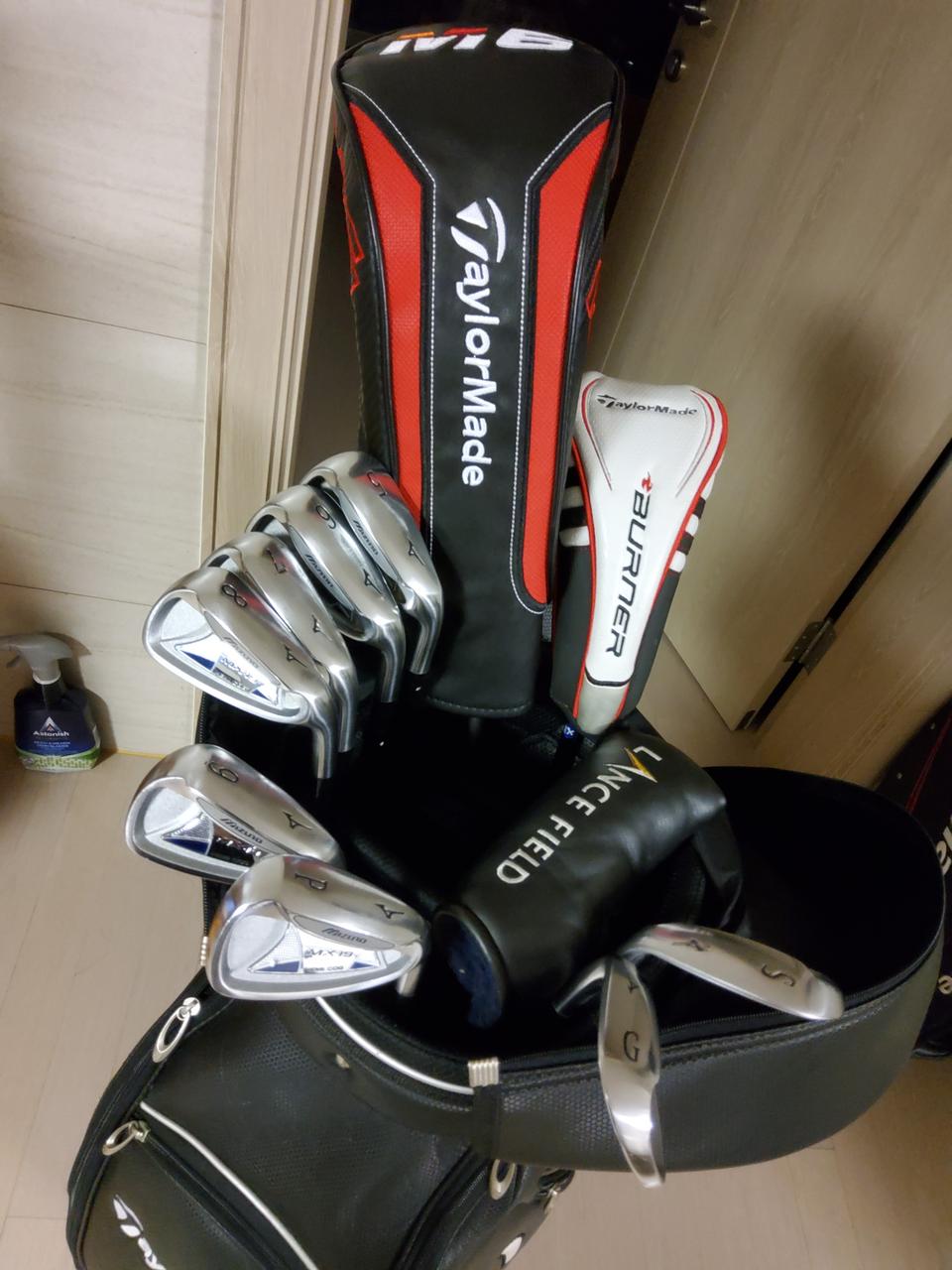 미즈노 테일러메이드 조합 남성용 골프채 세트