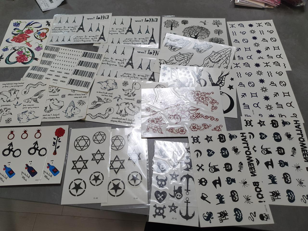 타투스티커 일괄