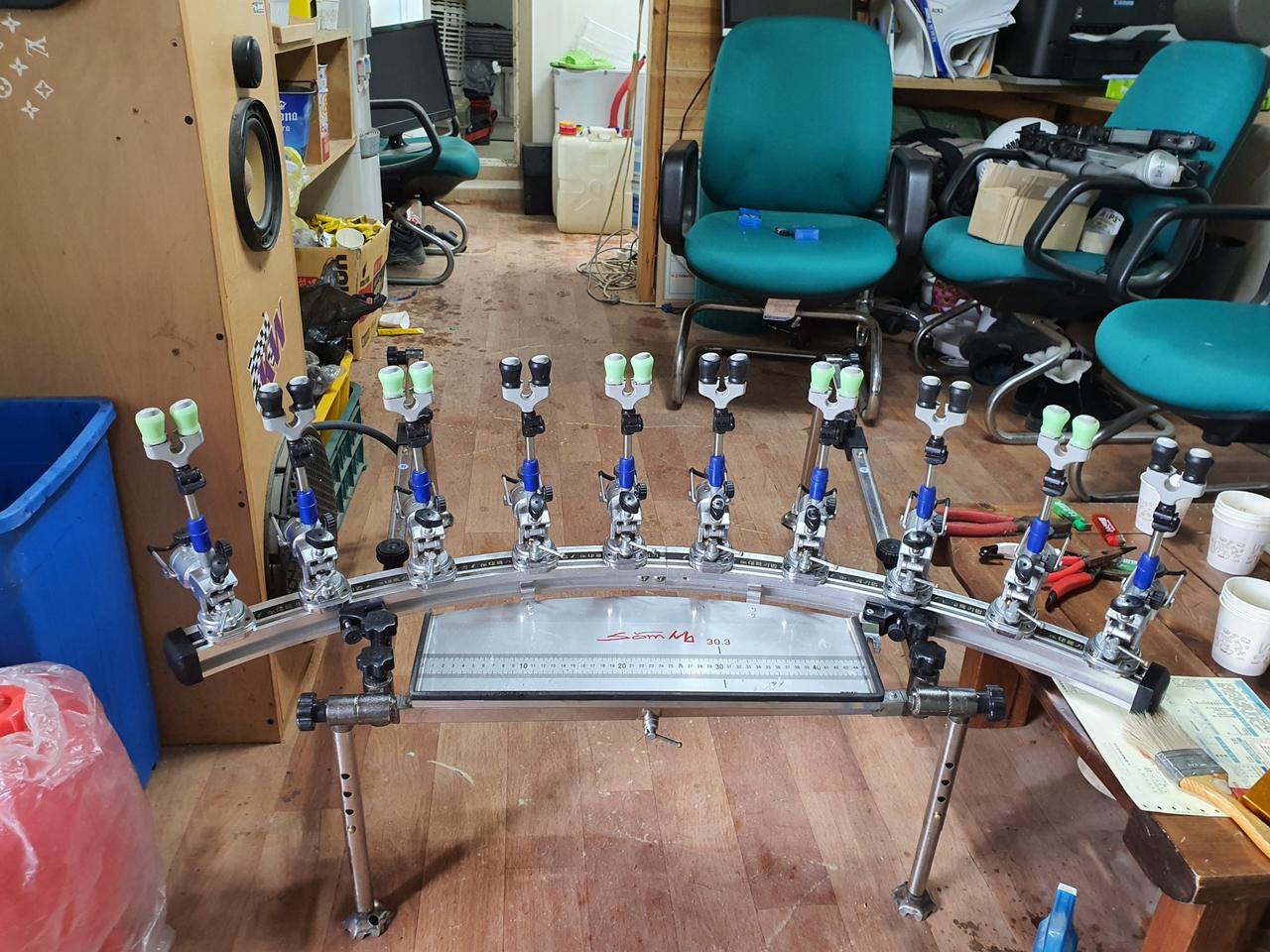 대륙 10단 받침틀