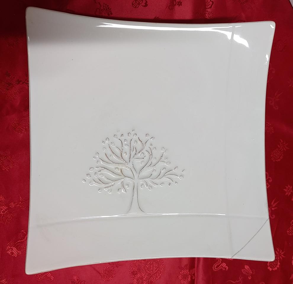 굽달린 떡&과일 접시